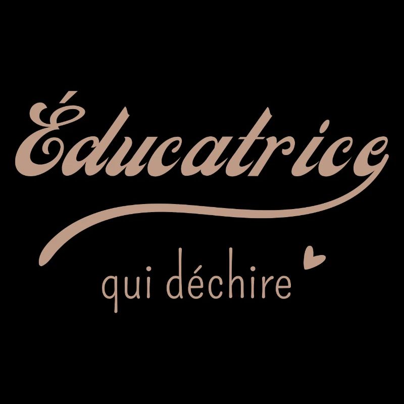 Éducatrice qui déchire