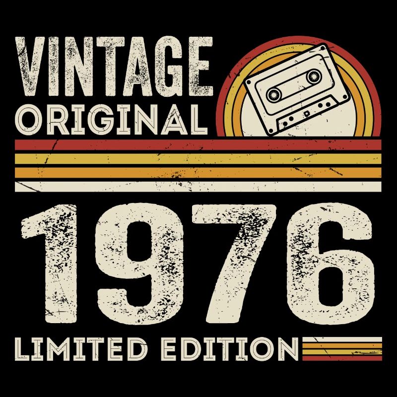 Vintage 1976 Cassette 1976 - 49th Anniversary 1976