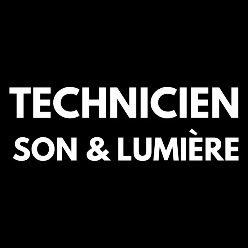 T-shirt Technicien son lumière
