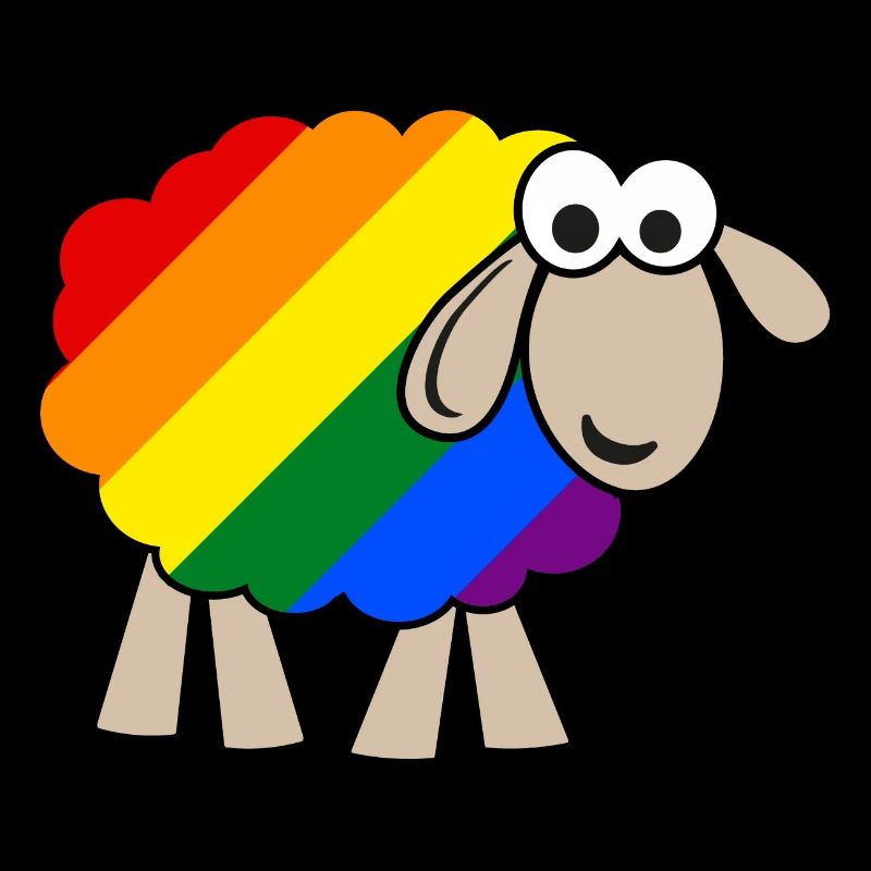 Regenbogen Schaf