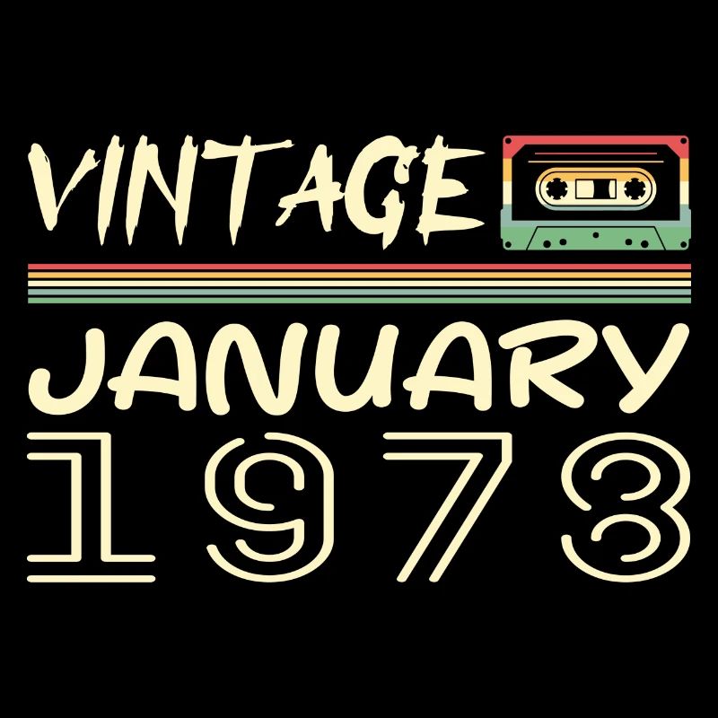 Vintage Janvier 1978 - Anniversaire Janvier 1978