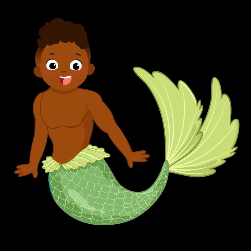 Motif de sirène fabuleuse
