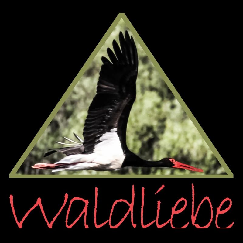 wald 8 waldliebe mit schwarzstorch