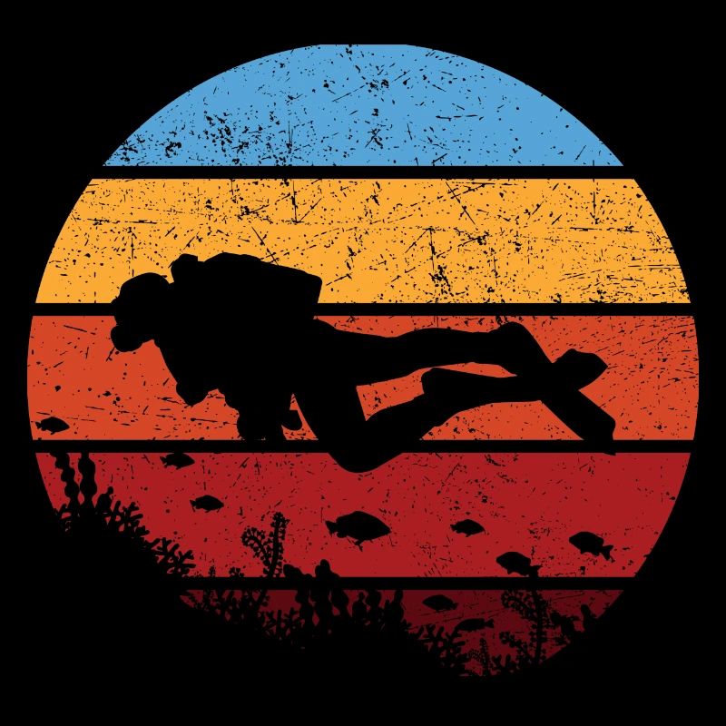 Silhouette du Plongeur Couchant