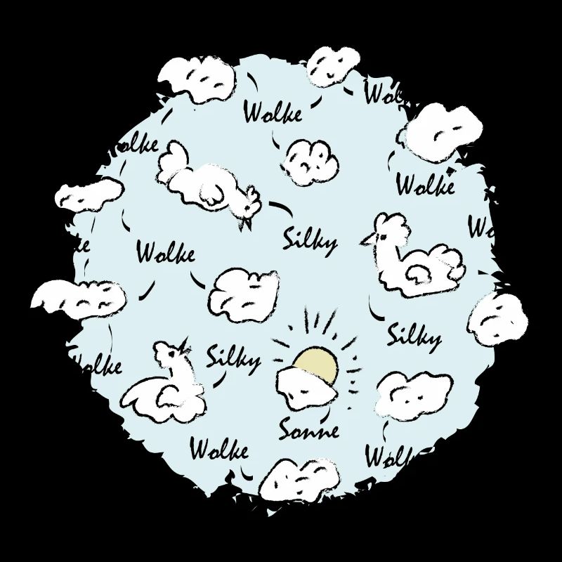 Nuage de soie