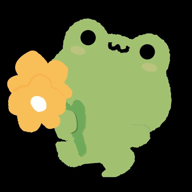 Romantic frog
