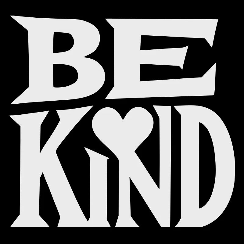 Slogan Be kind with heart