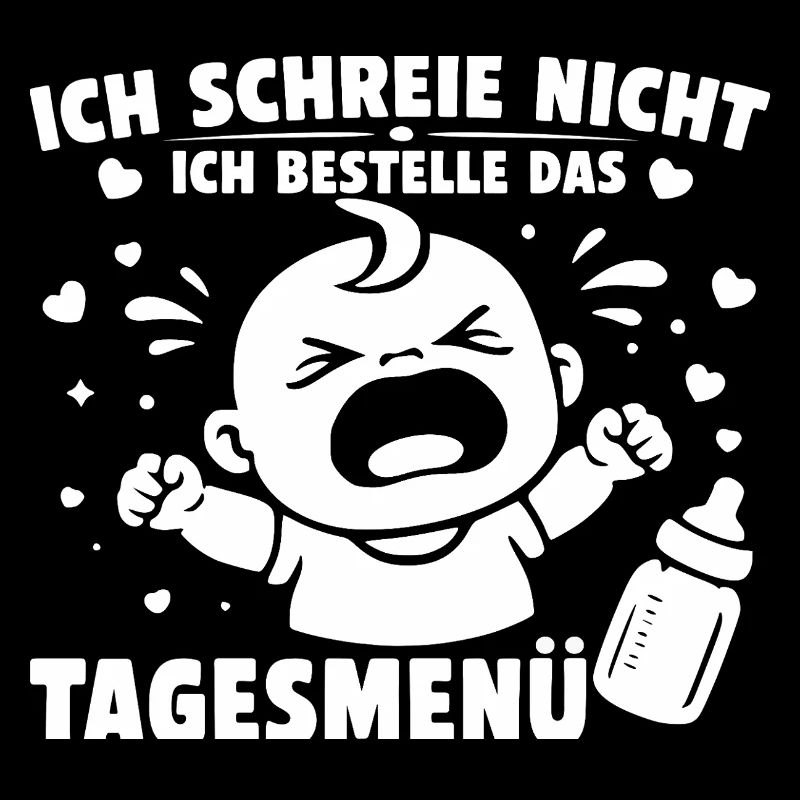 Je ne crie pas, je commande le menu du jour