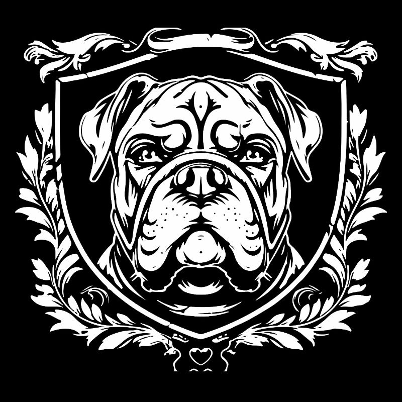 Blason du bouledogue à la période baroque