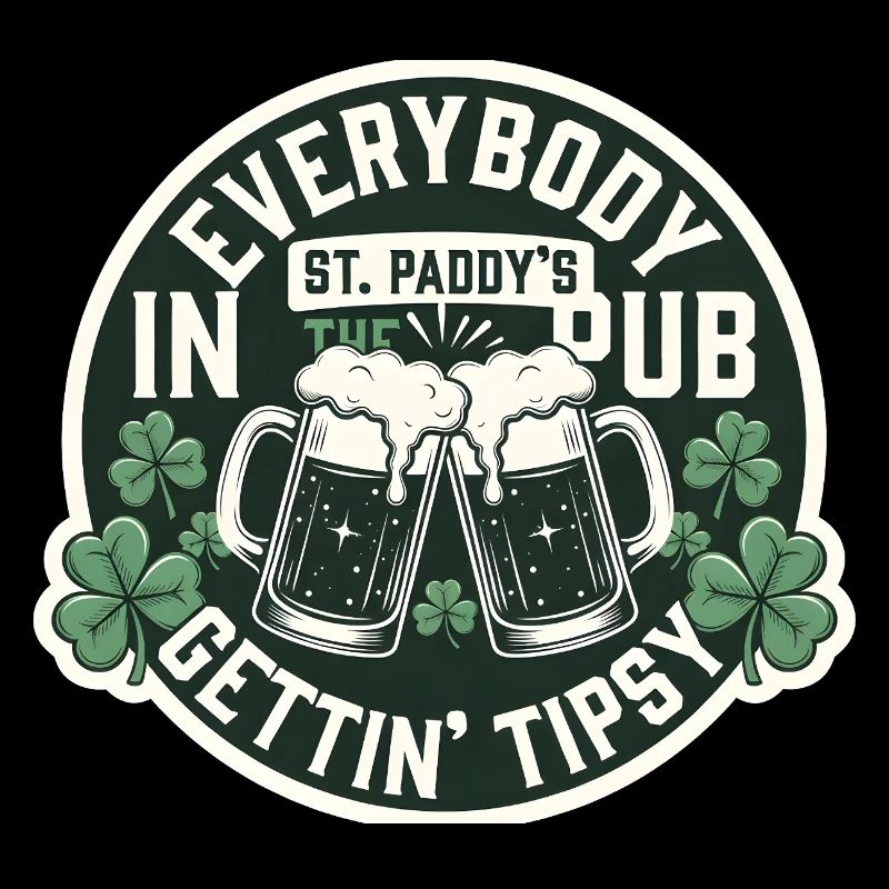 Tout le monde Gettin Gettin Gettin Pub St Patrick