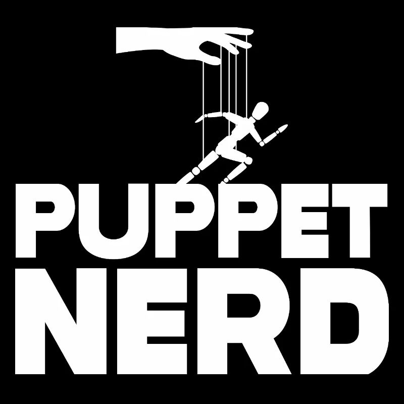 Marionnette nerd marionnette