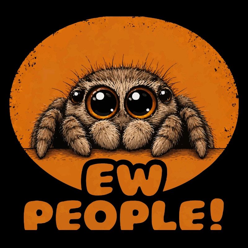Beurk, les gens ! Araignée mignonne