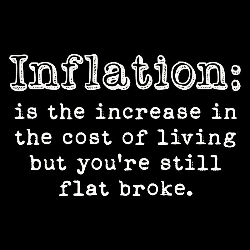 Inflation=Augmentation du coût de la vie Faillite