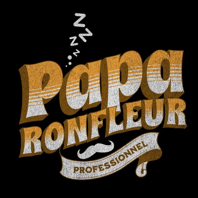 Papa ronfleur professionnel t-shirt ronflement