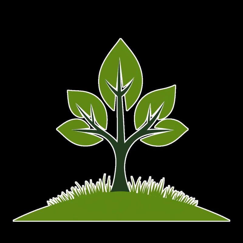 Vivid tree illustration for nature lovers