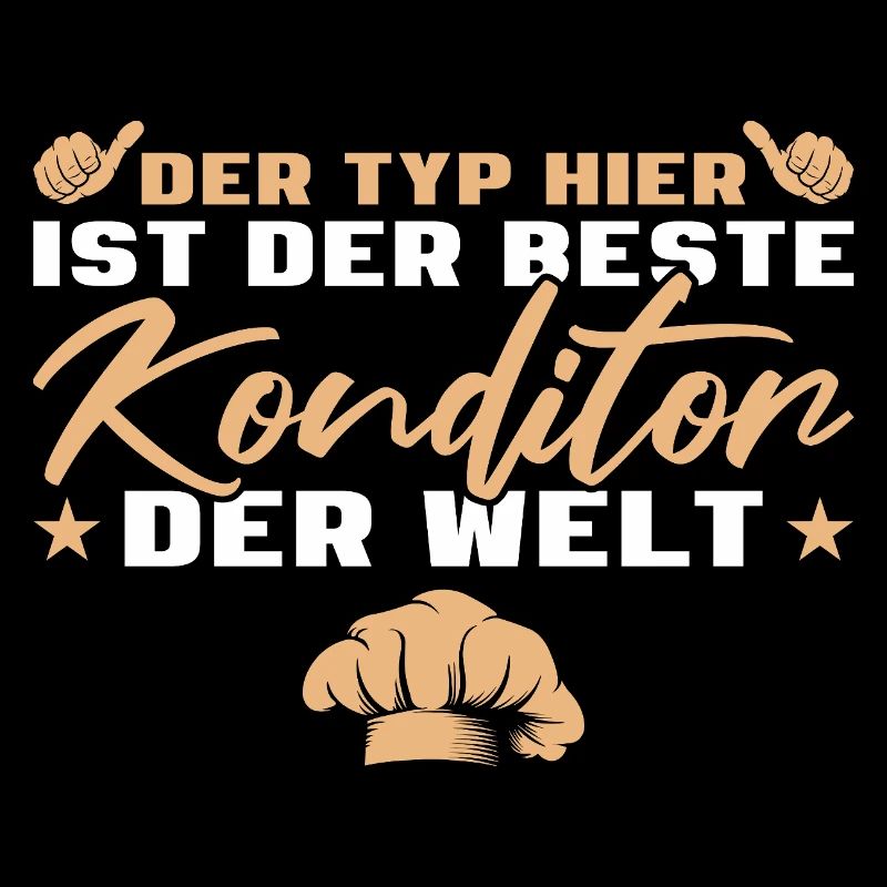 Zuckerbäcker Bester Konditor Geschenkidee