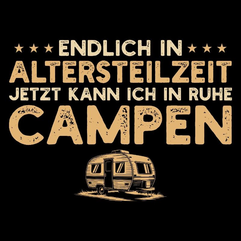 Altersteilzeit Wohnwagen Camping Frührentner