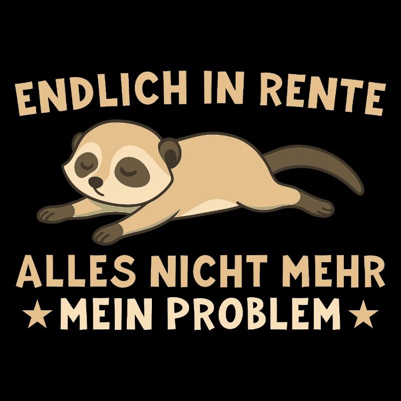 Rente Süßes Erdmännchen - Rentner