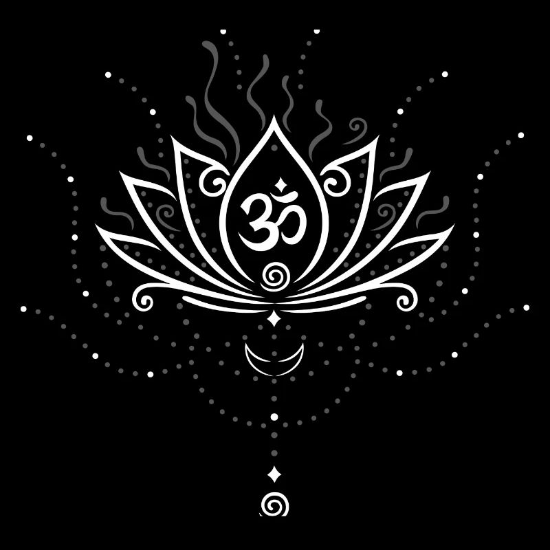 Fleur de lotus, version blanc