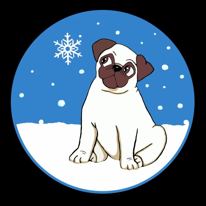 Carlin dans la neige