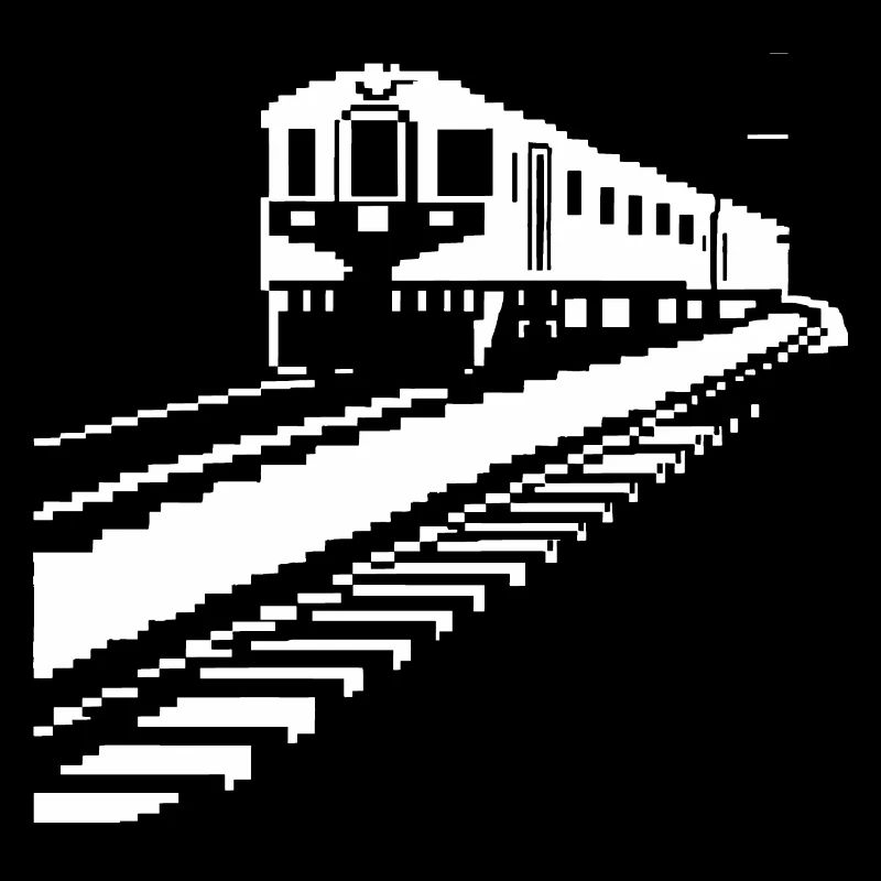 Eisenbahn Pixelkunst