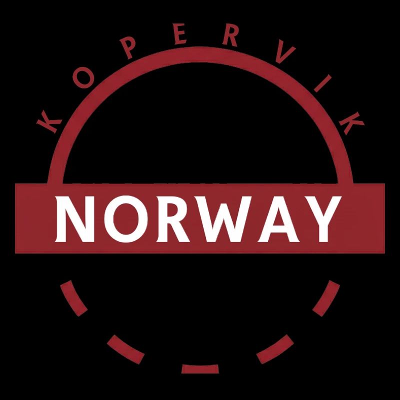 Norwegen Vintage Schild Emblem