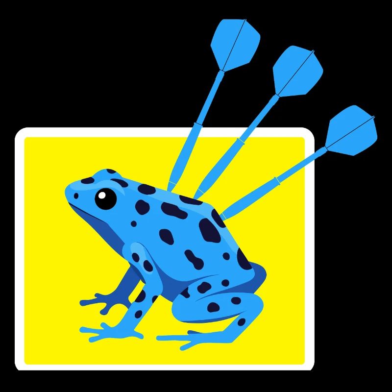 Funny DARTS and DART FROG design