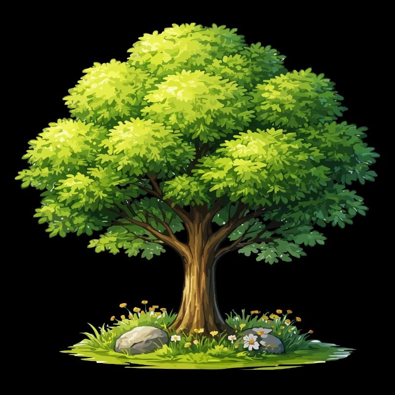 Tree in the sunlight