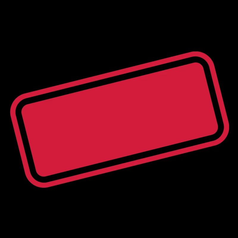 Schild leer