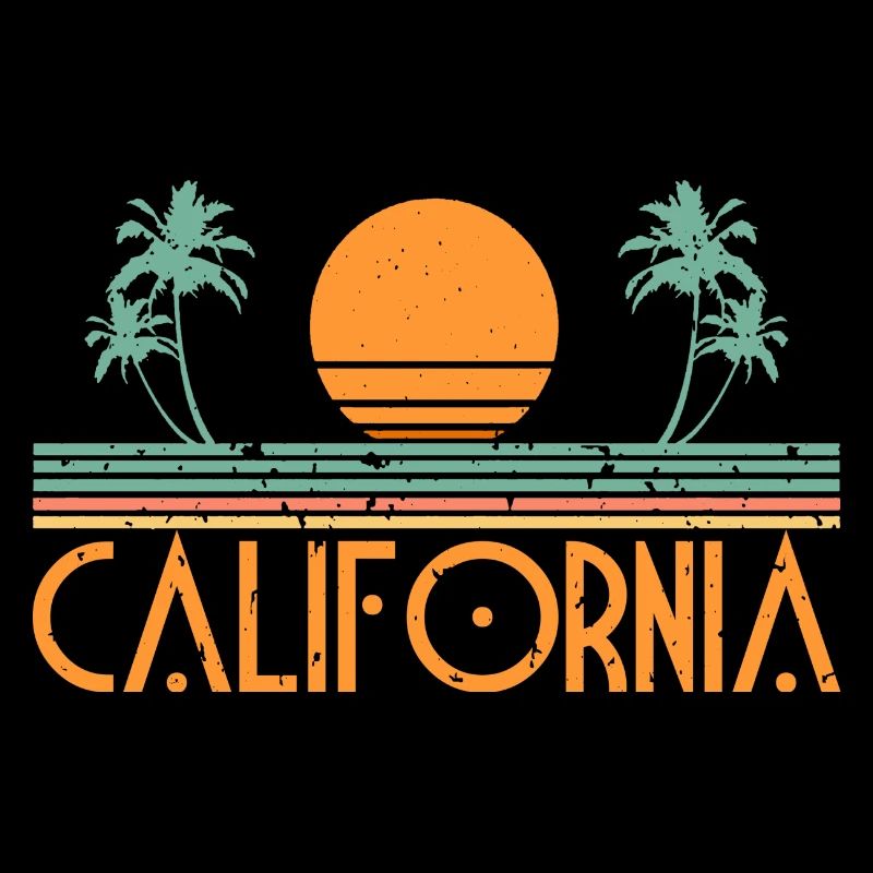Graphique de la plage de Californie