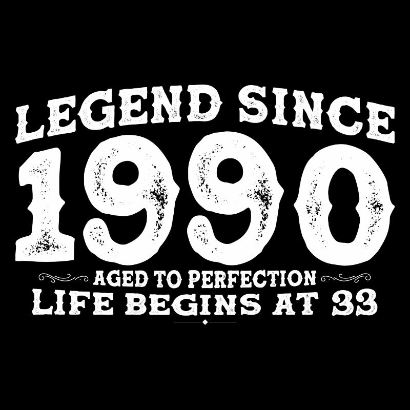 Legende seit 1990 33 Jahr der Perfektion - 33.