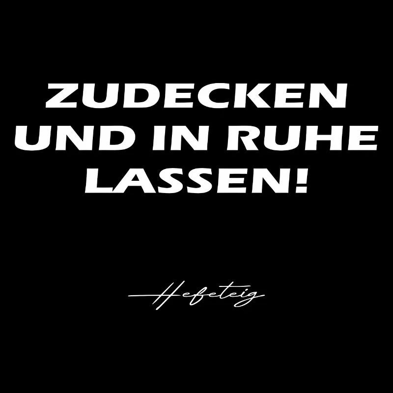 Hefeteig Spruch white