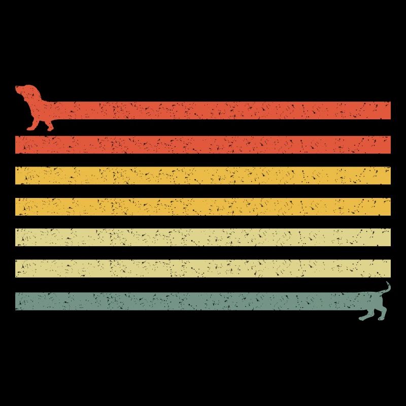 Dachshund Vintage Retro