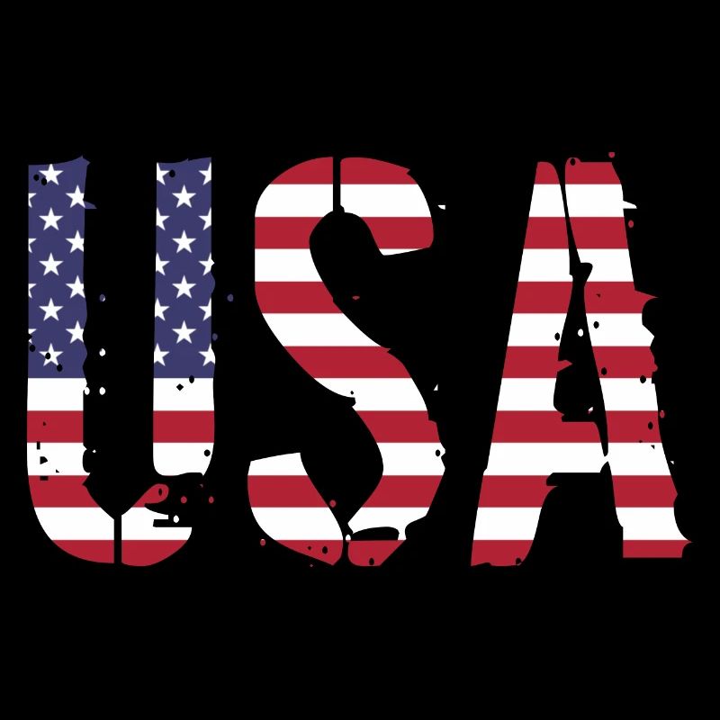 Les États-Unis aux couleurs du drapeau américain drapeau