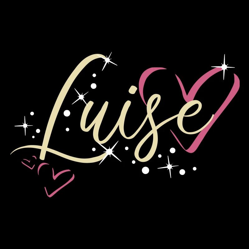 Luise Surname First name Calligraphy Heart