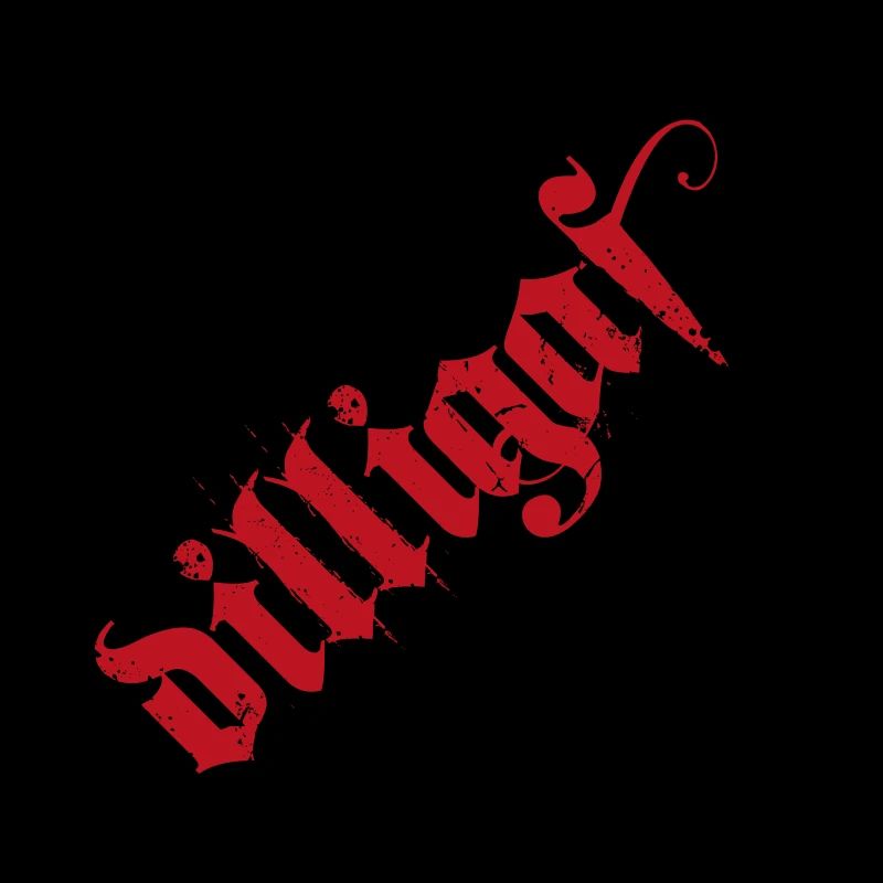 DILLIGAF Gothic text