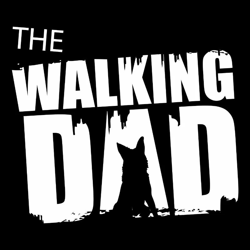 German Shepherd Walking Dad Gift Idea Father Gassi