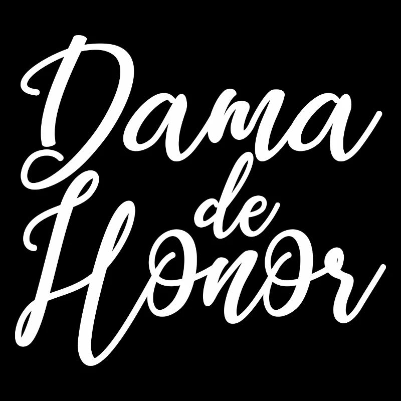 Dama de Honor Bridesmaid Team Bride Wedding Gift