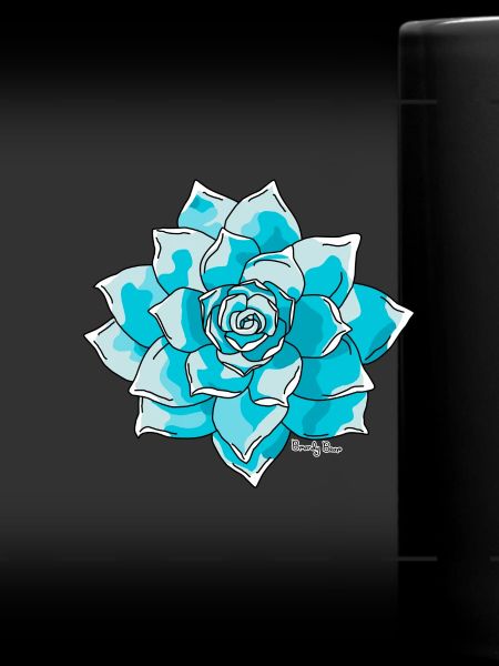 bleu succulent