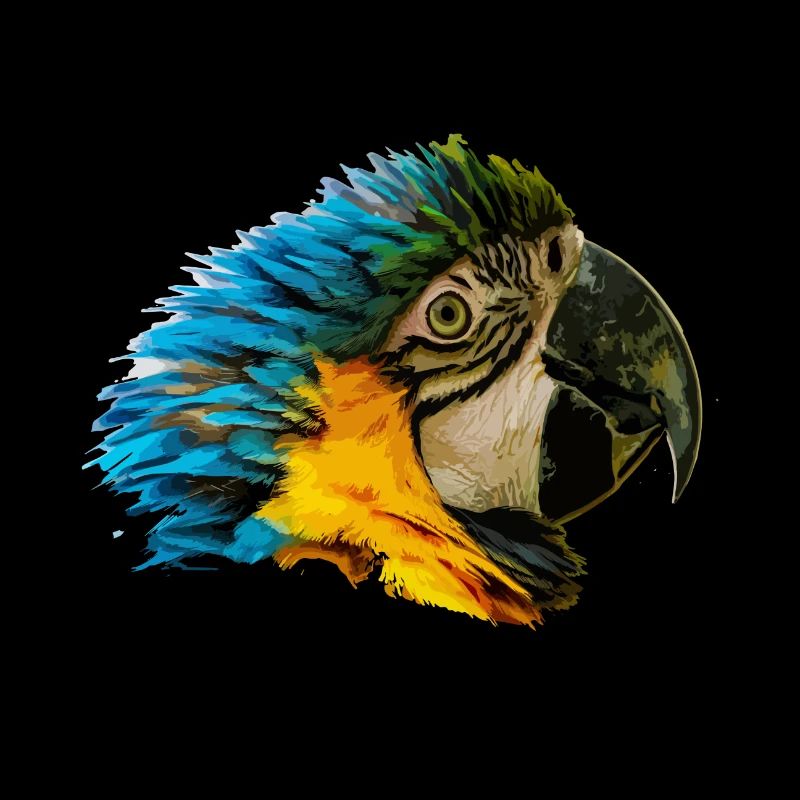 Parrot head