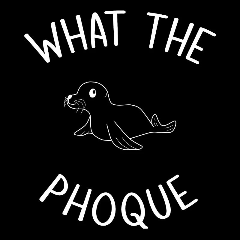 Whimsical Seal Illustration Tee