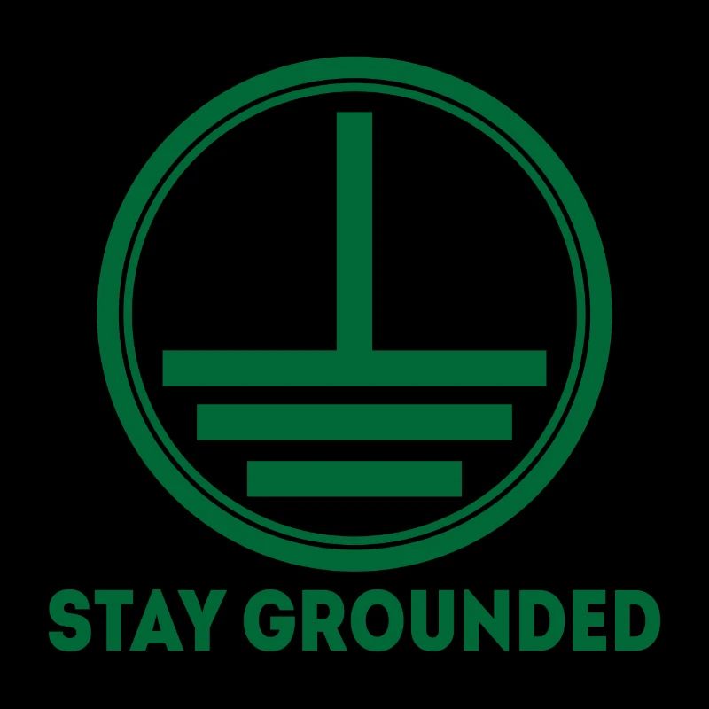 Stay Grounded Electrician Electronics Technician Gift
