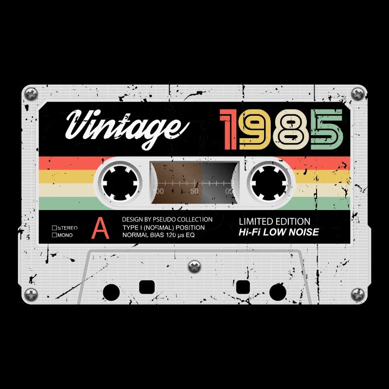 Vintage Kassette 1985 Retro Classic Geburtstag