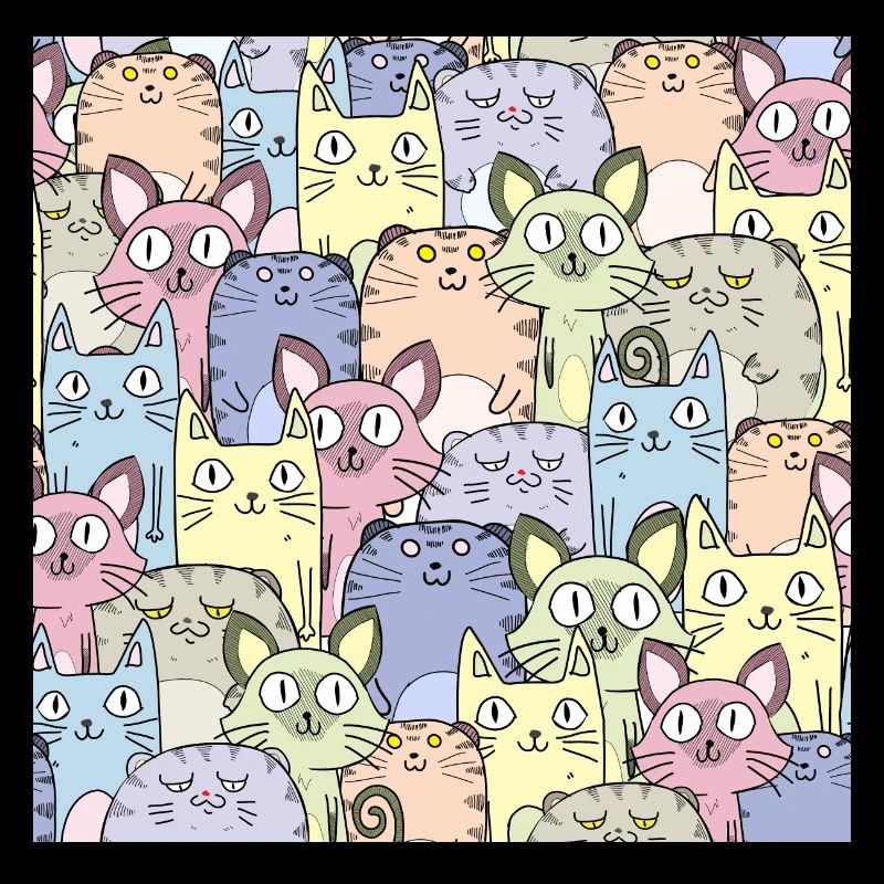 Cat Pattern Cat Wallpaper Cat Pattern