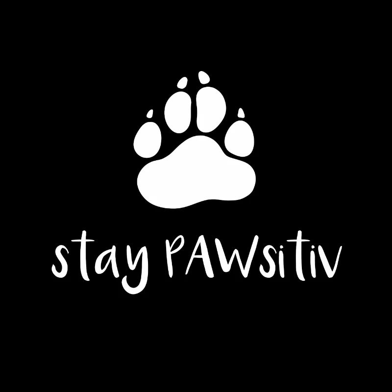 Stay Pawsitiv - Patte de chat