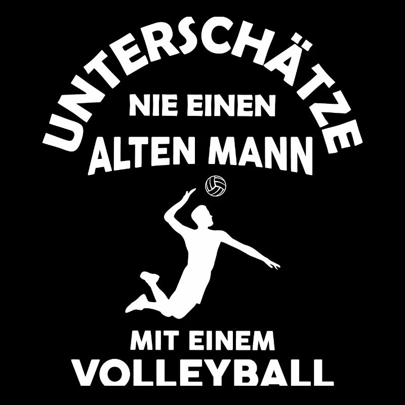 Volleyball alter Mann