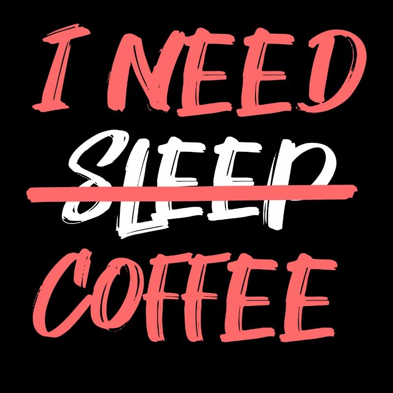 Fatigue Coffee Lovers Statement Coffee Drinking