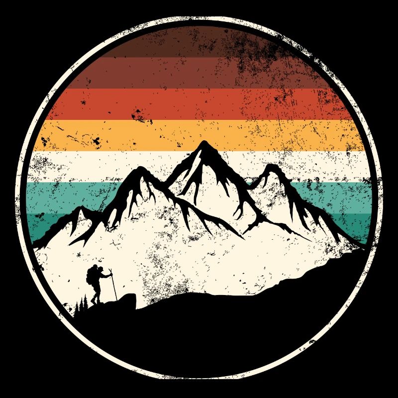 Rond du sentier Retro Peak
