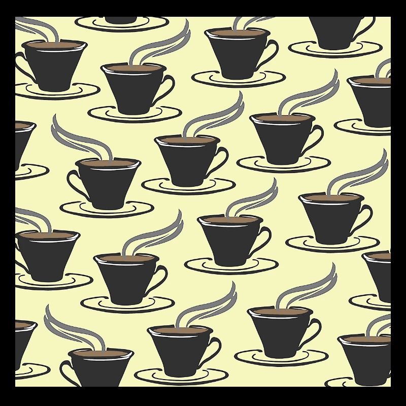 tolle küchenmuster, kaffeetassenmuster