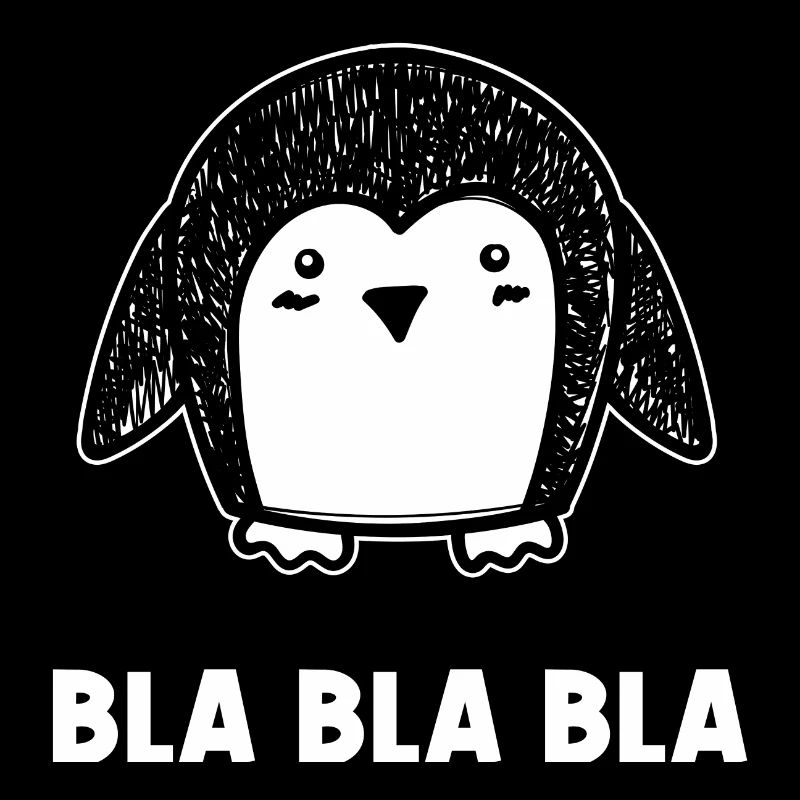 Tier Schnee Spruch Eis Vogel Pinguin Seevogel
